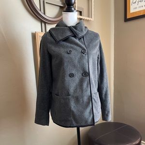 Fleece jacket from Old Navy. Gray/black trim. Size S